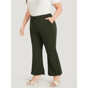 Size 14 - 16 • 1x • BloomChic • Army Green Flare Leg Pocket Pants
